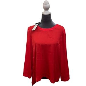Bcbg max azaria janny silky top red poppy nwt. LAST CHANCE SALE